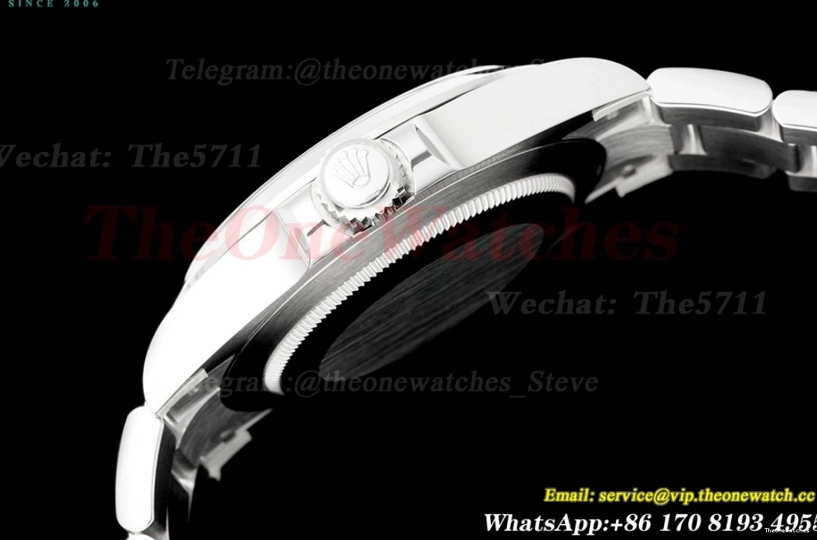 SS Clean Airking 40mm 126900 SS Black SH3230 Num 0520